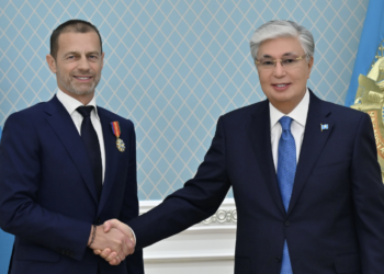 Касым-Жомарт Токаев провел встречу с президентом УЕФА