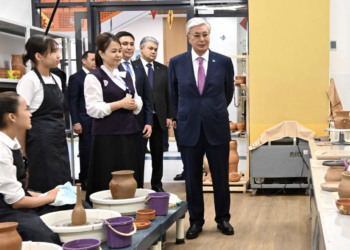 Глава государства посетил Дворец школьников №2 в Шымкенте