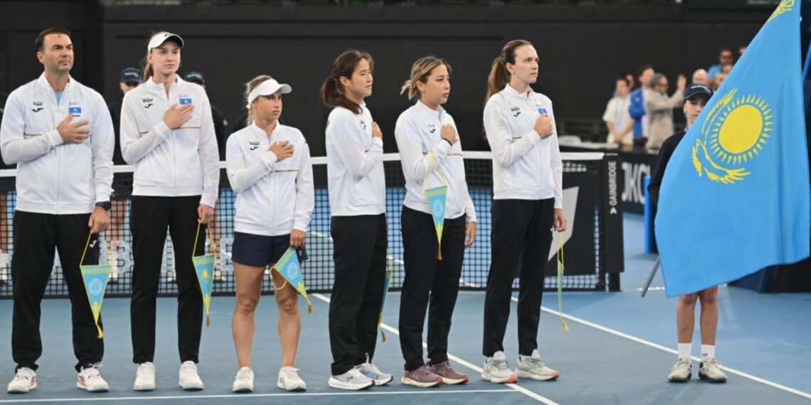 Женская команда Казахстана по теннису обыграла сборную Австралии