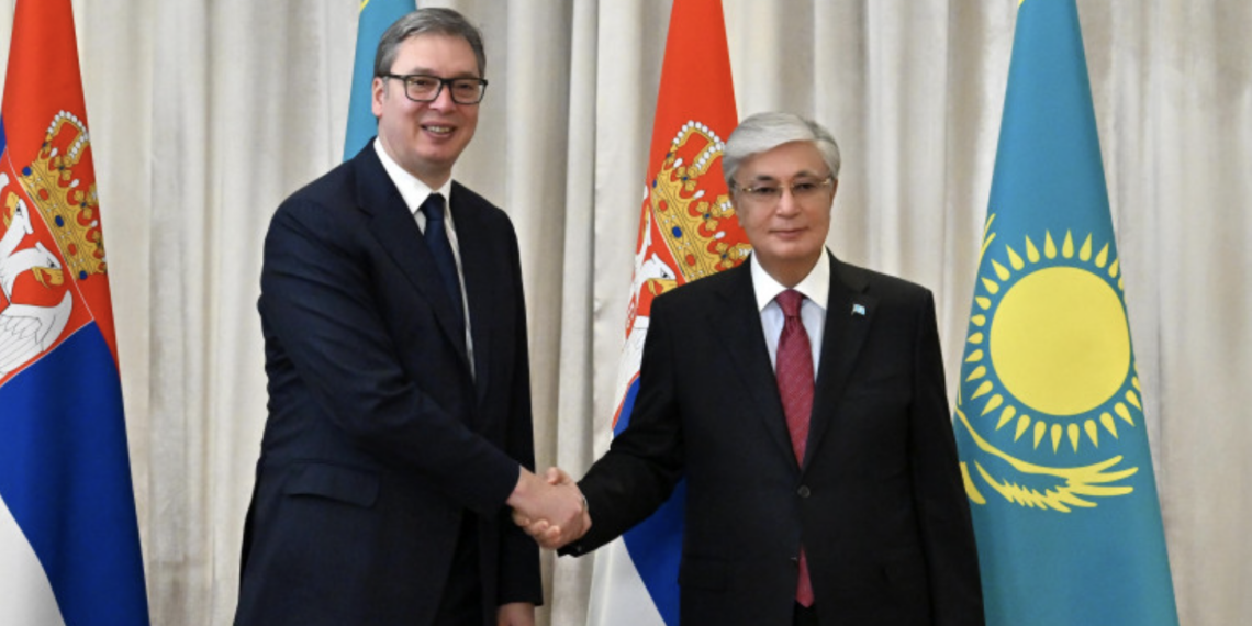 Касым-Жомарт Токаев в Москве провел встречу с президентом Сербии