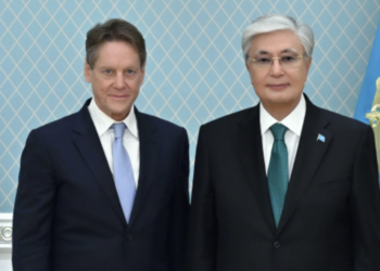 Касым-Жомарт Токаев принял исполнительного сопредседателя совета директоров Ivanhoe Mines Ltd.