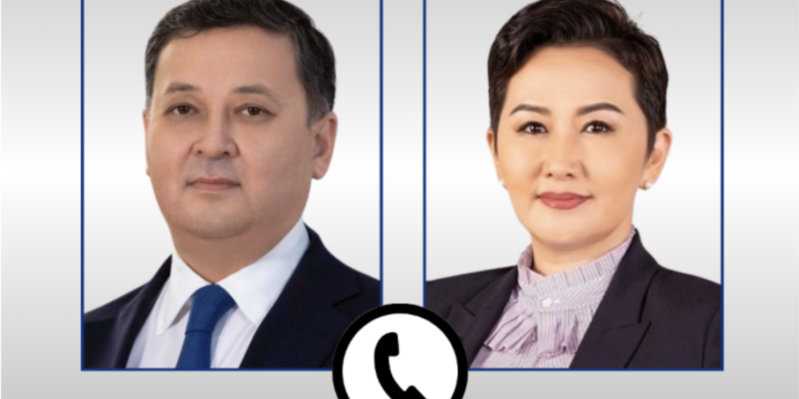 Главы МИД Казахстана и Монголии провели телефонный разговор
