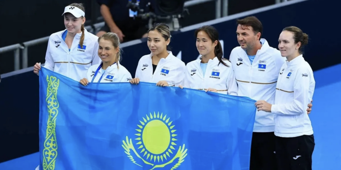 Женская сборная РК по теннису впервые в истории поднялась на 6 место в мировом рейтинге