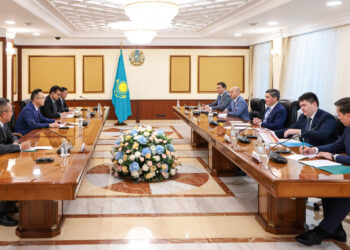 Олжас Бектенов провел встречу с главой компании Geo-Jade Petroleum