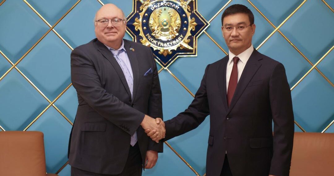 Заместитель генпрокурора Казахстана встретился с послом Бельгии