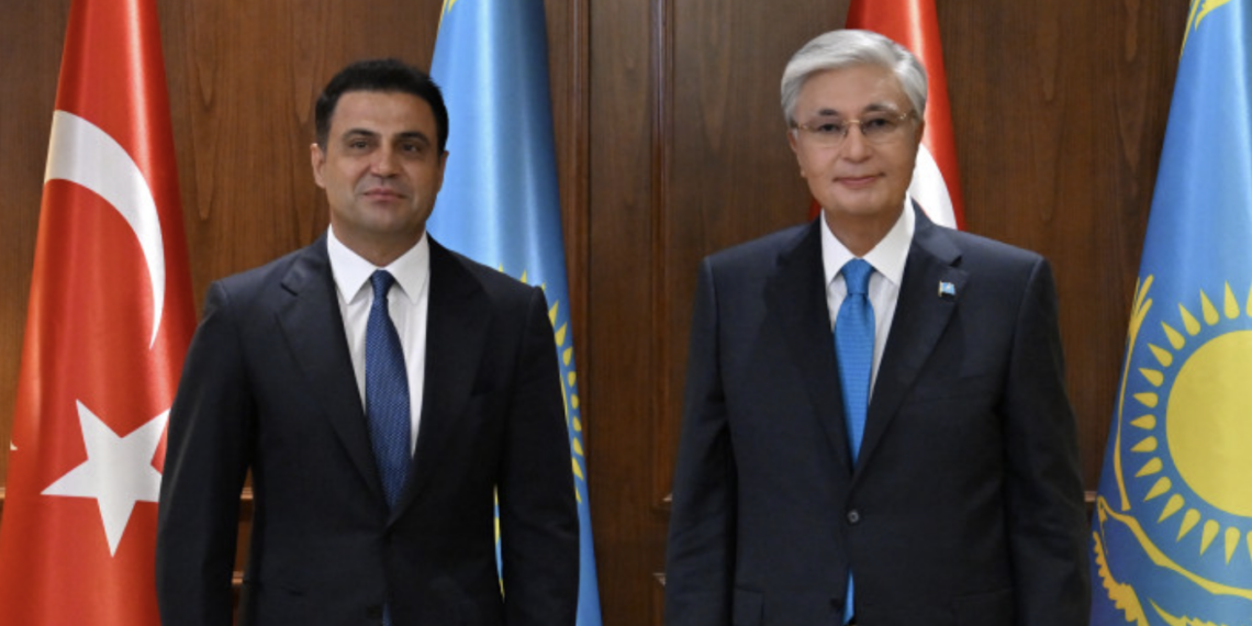 Глава государства провел встречу с главным исполнительным директором Tiryaki Holding