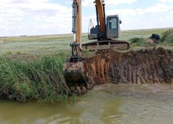 С начала 2025 года в Казахстане очищено 780 км каналов