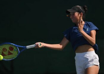 Теннисистки Аружан Сагындыкова и Екатерина Дмитриченко вышли в полуфинал парного разряда на Кубке Президента