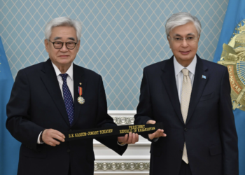 Токаев принял президента Всемирной федерации таеквондо