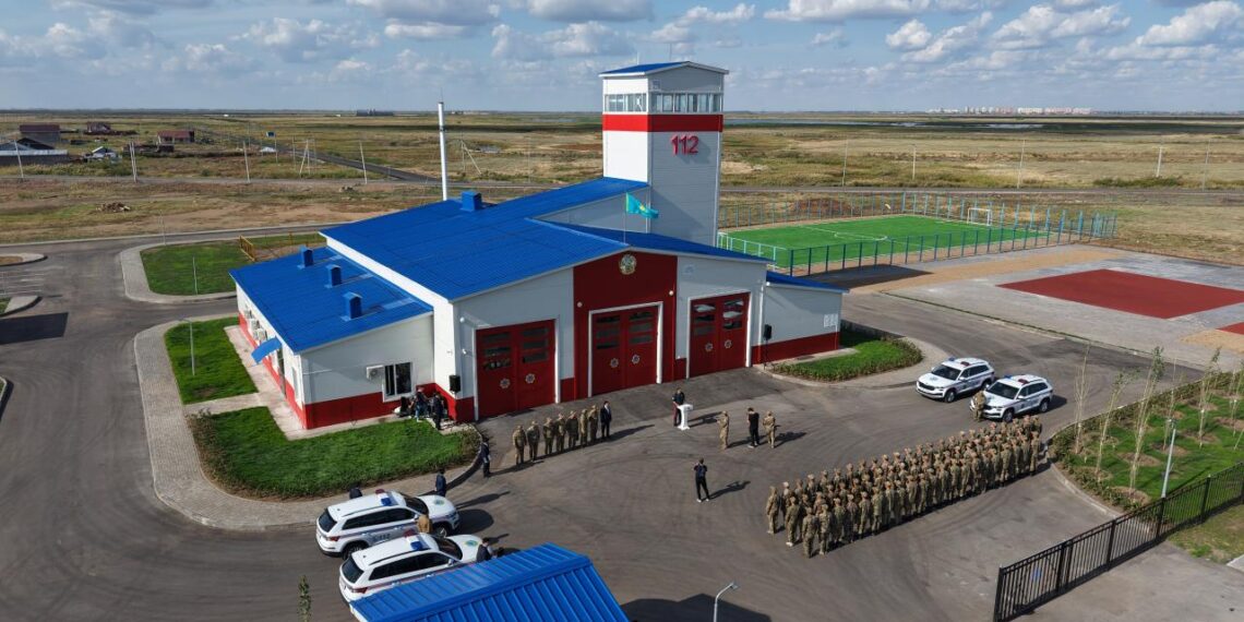 Глава МЧС открыл новую пожарную часть в столичном жилом массиве «Үркер»