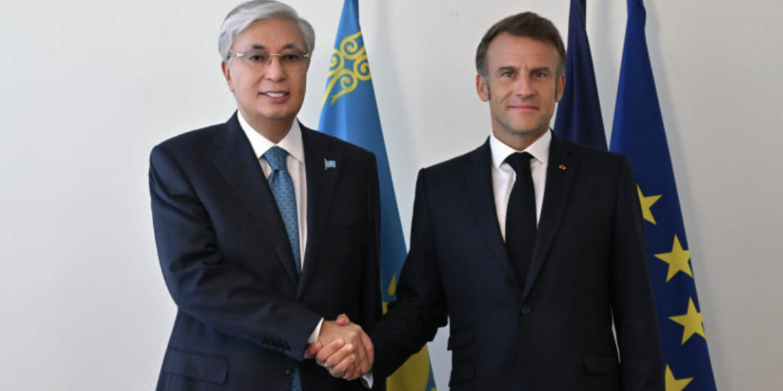 Токаев встретился в Нью-Йорке с президентом Франции