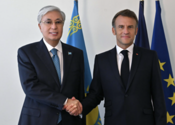 Токаев встретился в Нью-Йорке с президентом Франции