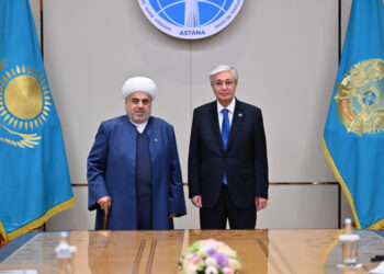 Касым-Жомарт Токаев принял председателя управления мусульман Кавказа