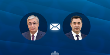Глава государства направил поздравительную телеграмму президенту Кыргызстана