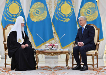 Токаев провел встречу с Патриархом Московским и всея Руси Кириллом