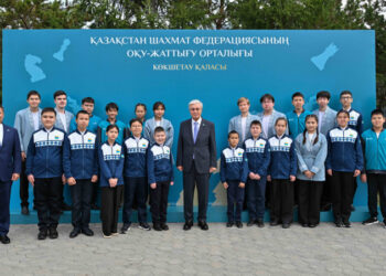 Касым-Жомарт Токаев посетил Дом шахмат в Кокшетау