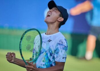 Теннисист Зангар Нурланулы пробился в четвертьфинал юниорского US Open