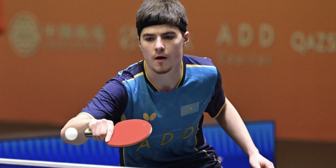 Алан Курмангалиев завоевал «бронзу» турнира по настольному теннису в Пекине