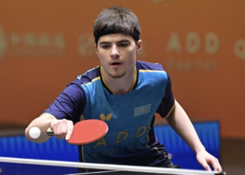 Алан Курмангалиев завоевал «бронзу» турнира по настольному теннису в Пекине