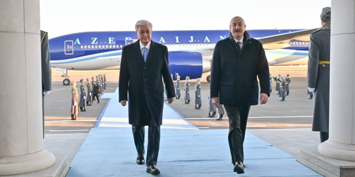 Президент Азербайджана прибыл в Казахстан с госвизитом