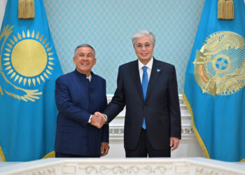 Касым-Жомарт Токаев провел встречу с раисом Татарстана