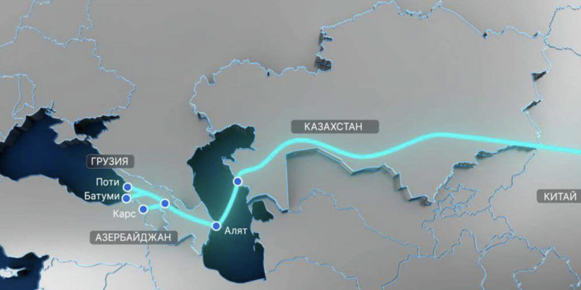 Президентам Казахстана и Азербайджана презентован проект «Развитие Среднего коридора»