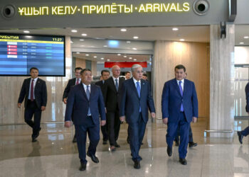 Касым-Жомарт Токаев осмотрел новый терминал аэропорта «Қорқыт Ата»