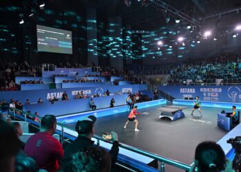 Токаев посетил открытый Кубок президента Республики Казахстан по настольному теннису