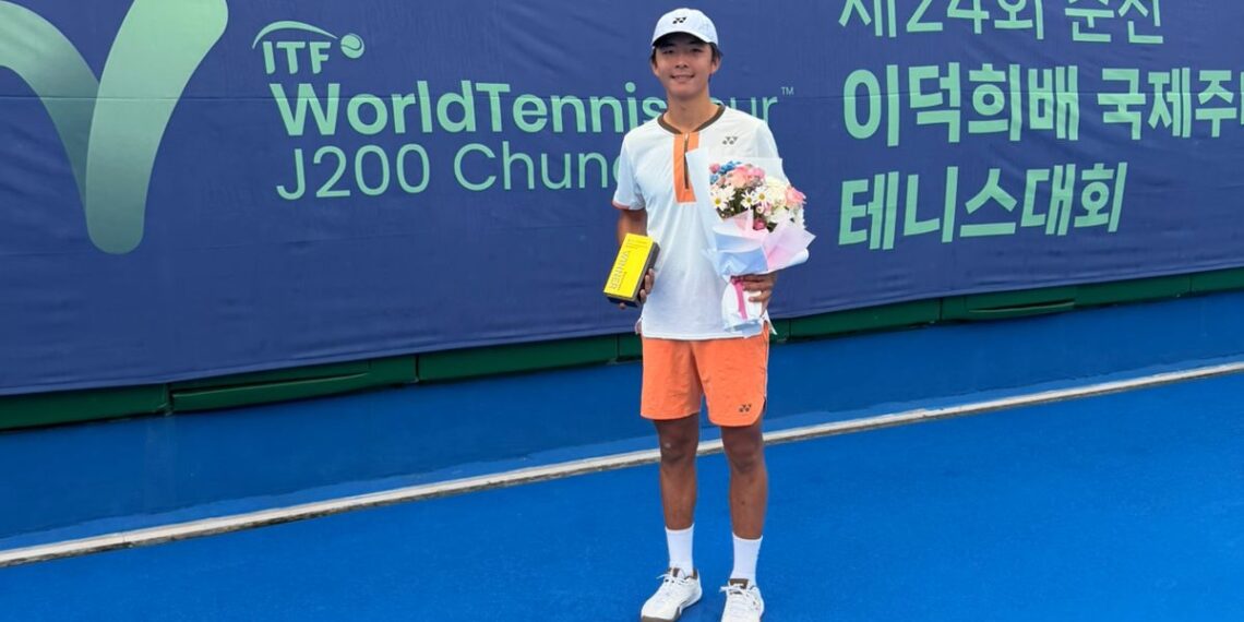 Зангар Нурланулы стал чемпионом юниорского теннисного турнира в Корее