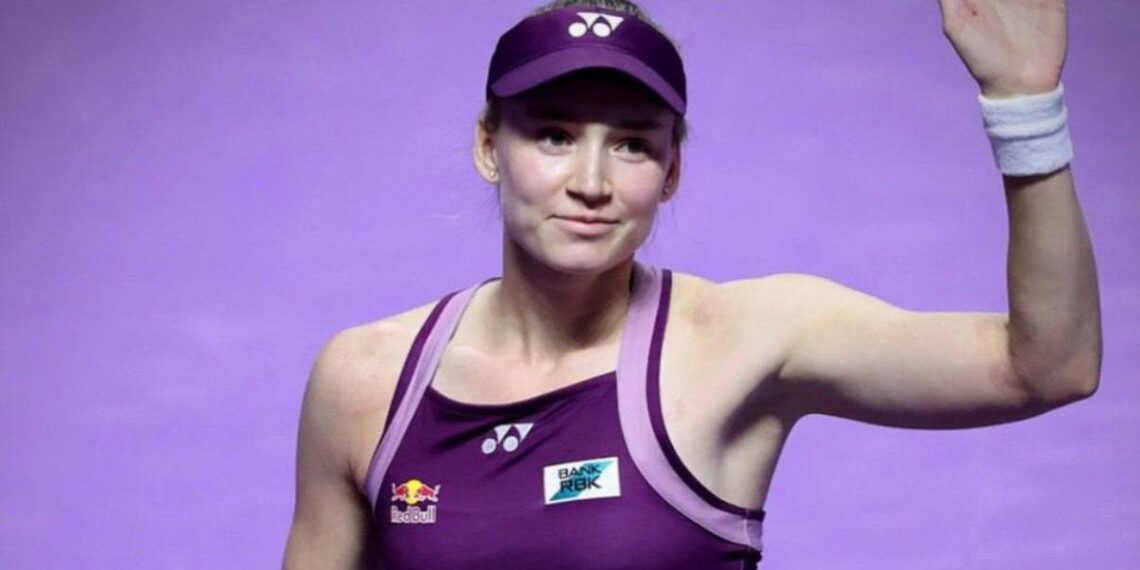 Елена Рыбакина одержала победу в третьем матче Итогового турнира WTA в Саудовской Аравии