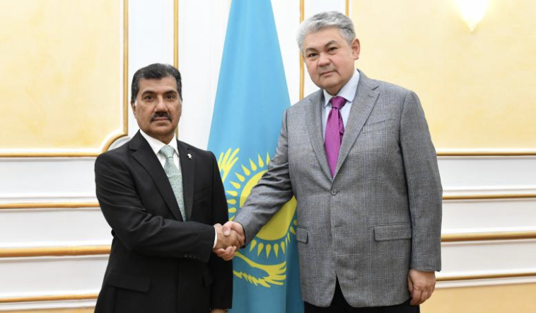 Глава МИД Казахстана принял генсекретаря внешнеполитического ведомства Катара