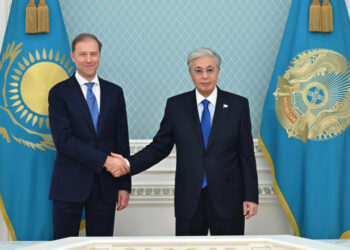 Токаев принял первого заместителя председателя Правительства Российской Федерации