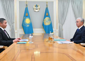 Глава государства принял учредителя группы компаний Qazaq Stroy