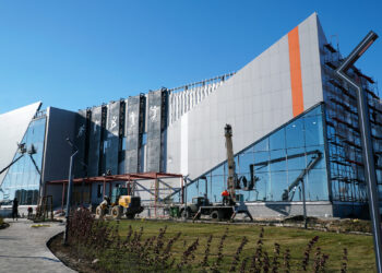 В Кокшетау на средства из возвращенных государству активов строится новый спорткомплекс