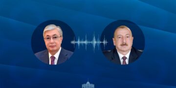 Токаев провел телефонный разговор с президентом Азербайджана