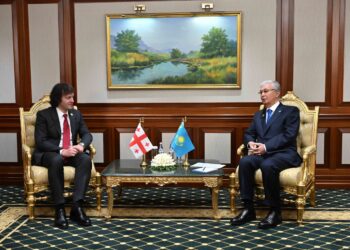 Глава государства провел встречу с премьер-министром Грузии