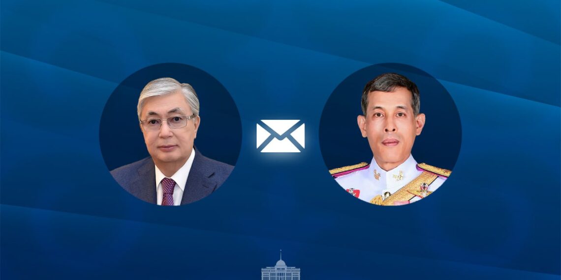 Касым-Жомарт Токаев направил телеграмму поздравления Королю Таиланда
