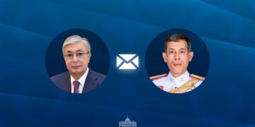 Касым-Жомарт Токаев направил телеграмму поздравления Королю Таиланда