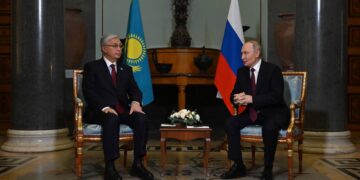 Токаев встретился с президентом России Владимиром Путиным