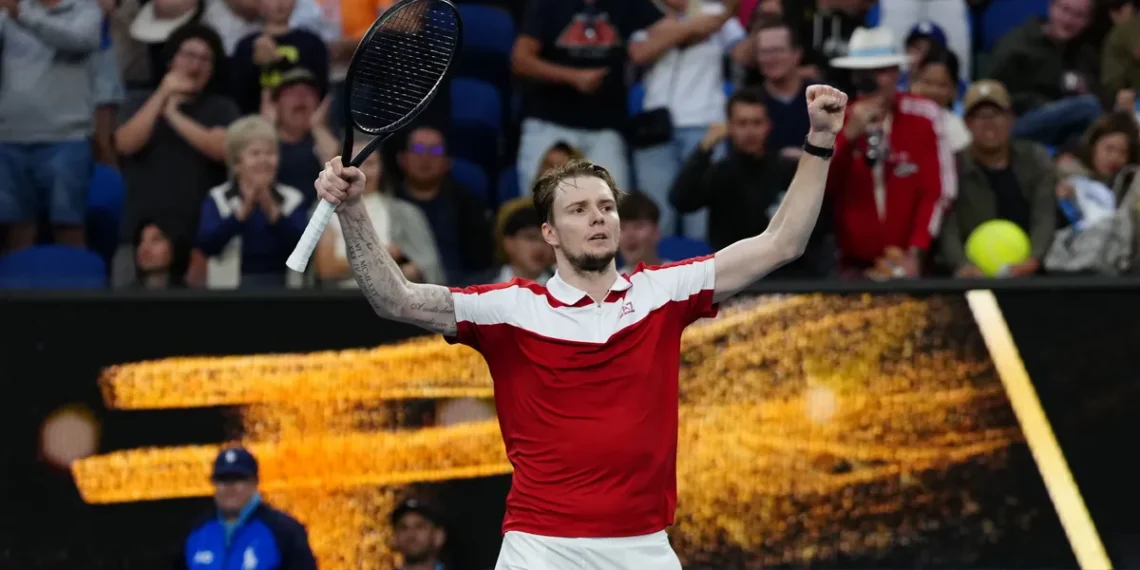 Александр Бублик впервые в карьере вышел в четвертый круг Открытого чемпионата Австралии по теннису