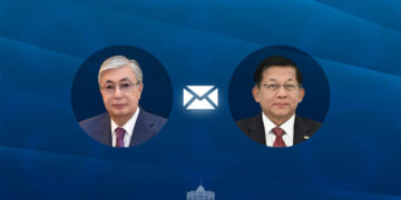 Касым-Жомарт Токаев направил телеграмму поздравления Мин Аун Хлайну