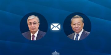 Касым-Жомарт Токаев поздравил Генерального секретаря ЦК Компартии Вьетнама