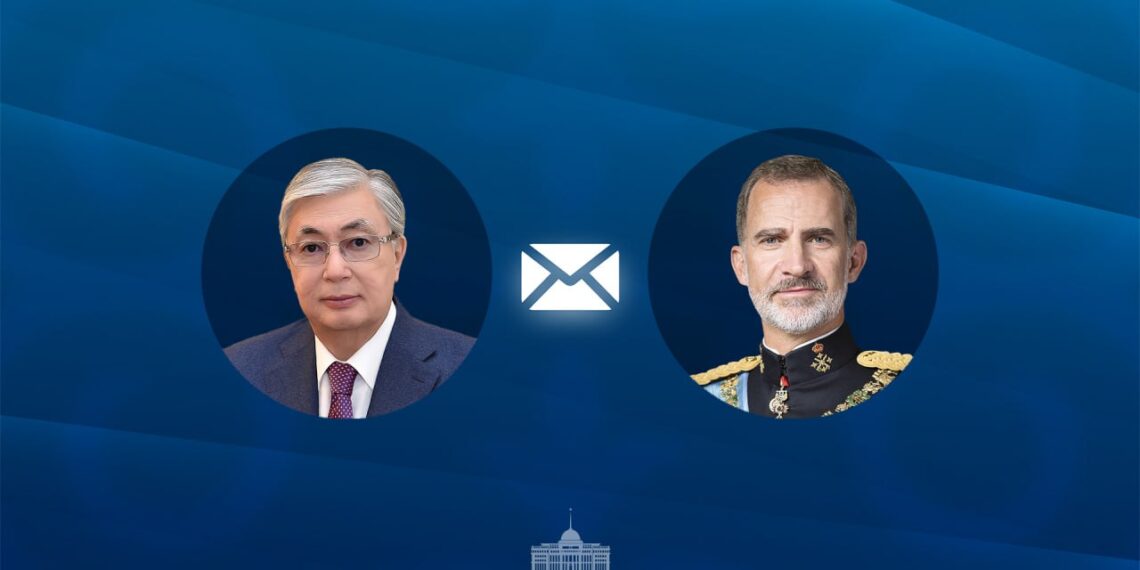 Касым-Жомарт Токаев направил поздравительную телеграмму королю Испании