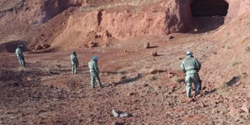 Казахстанские саперы в рамках миссии на Голанских высотах уничтожили более 1200 взрывоопасных предметов