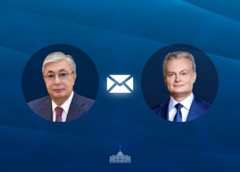 Глава государства направил телеграмму поздравления президенту Литвы