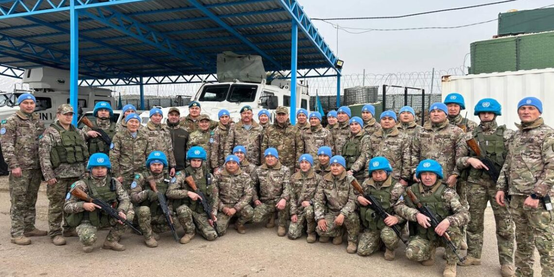 Главой миссии ООН отмечен высокий уровень подготовки миротворцев из РК
