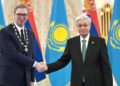 Токаев наградил президента Сербии орденом «Алтын Қыран»