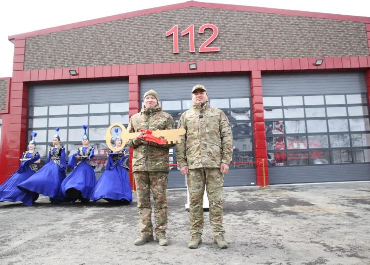 Чингис Аринов открыл первый в РК пожарно-спасательный комплекс нового формата