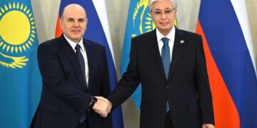 Президент Казахстана принял председателя Правительства России