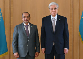 Глава государства провел встречу с послом ОАЭ в Казахстане